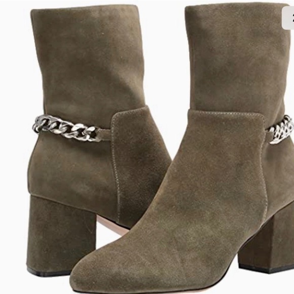 Zac Posen Suede chain boots - Picture 1 of 5